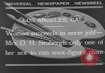 Standbild Katherine Stubergh Los Angeles California USA, 1932, aus Sekunde 1 historischem Filmmaterial Videoclip 65675054201