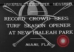 Image of Hialeah Park Miami Florida USA, 1932, second 3 stock footage video 65675054203