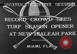 Image of Hialeah Park Miami Florida USA, 1932, second 5 stock footage video 65675054203