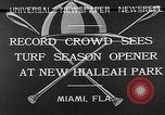 Image of Hialeah Park Miami Florida USA, 1932, second 6 stock footage video 65675054203