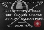 Image of Hialeah Park Miami Florida USA, 1932, second 8 stock footage video 65675054203