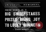 Image of sweepstakes New York City USA, 1938, second 19 stock footage video 65675054204