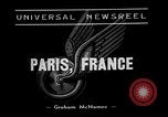 Standbild Automobile Show Paris Frankreich, 1938, aus Sekunde 3 historischem Filmmaterial Videoclip 65675054209