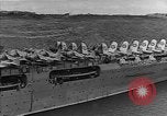 Image of USS Lexington heading into the Pacific in World War II Pacific Ocean, 1942, second 10 stock footage video 65675054241