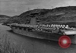 Image of USS Lexington heading into the Pacific in World War II Pacific Ocean, 1942, second 15 stock footage video 65675054241