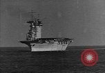 Image of USS Lexington heading into the Pacific in World War II Pacific Ocean, 1942, second 20 stock footage video 65675054241