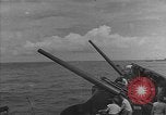 Image of USS Lexington heading into the Pacific in World War II Pacific Ocean, 1942, second 33 stock footage video 65675054241