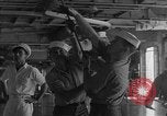 Image of USS Lexington heading into the Pacific in World War II Pacific Ocean, 1942, second 40 stock footage video 65675054241