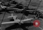 Image of USS Lexington (CV-2) attacked by Japanese airplanes Pacific Theater, 1942, second 3 stock footage video 65675054242