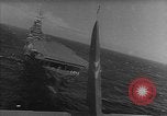 Image of USS Lexington (CV-2) attacked by Japanese airplanes Pacific Theater, 1942, second 15 stock footage video 65675054242