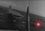 Image of USS Lexington (CV-2) attacked by Japanese airplanes Pacific Theater, 1942, second 16 stock footage video 65675054242
