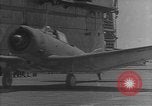 Image of USS Lexington (CV-2) attacked by Japanese airplanes Pacific Theater, 1942, second 26 stock footage video 65675054242