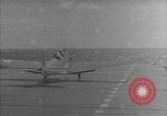 Image of USS Lexington (CV-2) attacked by Japanese airplanes Pacific Theater, 1942, second 29 stock footage video 65675054242