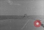 Image of USS Lexington (CV-2) attacked by Japanese airplanes Pacific Theater, 1942, second 32 stock footage video 65675054242