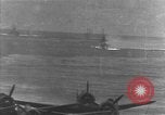 Image of USS Lexington (CV-2) attacked by Japanese airplanes Pacific Theater, 1942, second 45 stock footage video 65675054242