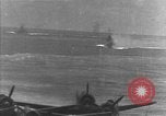 Image of USS Lexington (CV-2) attacked by Japanese airplanes Pacific Theater, 1942, second 46 stock footage video 65675054242