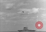 Image of USS Lexington (CV-2) attacked by Japanese airplanes Pacific Theater, 1942, second 50 stock footage video 65675054242