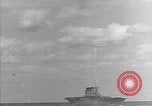 Image of USS Lexington (CV-2) attacked by Japanese airplanes Pacific Theater, 1942, second 56 stock footage video 65675054242