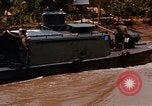 Standbild Mobile Riverine Kraft Boote Krieg in Vietnam Mekong Delta Vietnam, 1968, aus Sekunde 9 historischem Filmmaterial Videoclip 65675054295