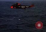 Image of helicopter SH-3A Caribbean Sea, 1965, second 5 stock footage video 65675054302