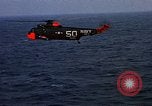 Image of helicopter SH-3A Caribbean Sea, 1965, second 10 stock footage video 65675054302