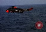 Image of helicopter SH-3A Caribbean Sea, 1965, second 14 stock footage video 65675054302