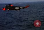 Image of helicopter SH-3A Caribbean Sea, 1965, second 15 stock footage video 65675054302