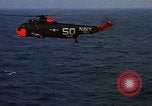Image of helicopter SH-3A Caribbean Sea, 1965, second 16 stock footage video 65675054302