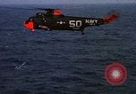 Image of helicopter SH-3A Caribbean Sea, 1965, second 18 stock footage video 65675054302