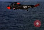 Image of helicopter SH-3A Caribbean Sea, 1965, second 20 stock footage video 65675054302