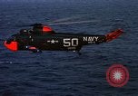 Image of helicopter SH-3A Caribbean Sea, 1965, second 25 stock footage video 65675054302