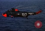 Image of helicopter SH-3A Caribbean Sea, 1965, second 26 stock footage video 65675054302