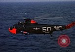 Image of helicopter SH-3A Caribbean Sea, 1965, second 28 stock footage video 65675054302