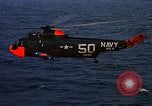 Image of helicopter SH-3A Caribbean Sea, 1965, second 29 stock footage video 65675054302