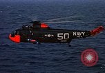 Image of helicopter SH-3A Caribbean Sea, 1965, second 30 stock footage video 65675054302