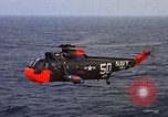 Image of helicopter SH-3A Caribbean Sea, 1965, second 34 stock footage video 65675054302