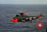 Image of helicopter SH-3A Caribbean Sea, 1965, second 38 stock footage video 65675054302