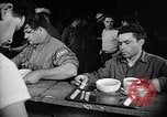 Image of Italian prisoners of war in mess line on USS Wasp (CV-18) Atlantic Ocean, 1945, second 19 stock footage video 65675054311