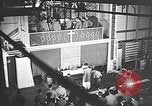 Image of Hangar serves as  movie theater and church on USS Wasp Atlantic Ocean, 1945, second 48 stock footage video 65675054312