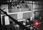 Image of Hangar serves as  movie theater and church on USS Wasp Atlantic Ocean, 1945, second 54 stock footage video 65675054312