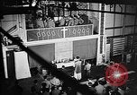 Image of Hangar serves as  movie theater and church on USS Wasp Atlantic Ocean, 1945, second 61 stock footage video 65675054312