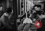 Image of Italian Prisoners of War returning to Italy on USS Wasp Atlantic Ocean, 1945, second 17 stock footage video 65675054313