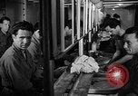 Image of Italian Prisoners of War returning to Italy on USS Wasp Atlantic Ocean, 1945, second 29 stock footage video 65675054313