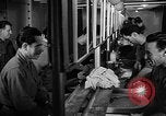 Image of Italian Prisoners of War returning to Italy on USS Wasp Atlantic Ocean, 1945, second 36 stock footage video 65675054313