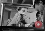 Image of Italian Prisoners of War returning to Italy on USS Wasp Atlantic Ocean, 1945, second 61 stock footage video 65675054313