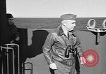 Image of Captain Wendell G.Switzer of the USS Wasp (CV-18) Atlantic Ocean, 1945, second 5 stock footage video 65675054314
