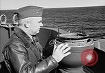 Image of Captain Wendell G.Switzer of the USS Wasp (CV-18) Atlantic Ocean, 1945, second 17 stock footage video 65675054314