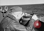 Image of Captain Wendell G.Switzer of the USS Wasp (CV-18) Atlantic Ocean, 1945, second 23 stock footage video 65675054314