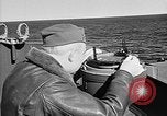 Image of Captain Wendell G.Switzer of the USS Wasp (CV-18) Atlantic Ocean, 1945, second 24 stock footage video 65675054314