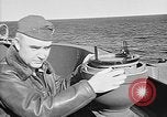 Image of Captain Wendell G.Switzer of the USS Wasp (CV-18) Atlantic Ocean, 1945, second 31 stock footage video 65675054314